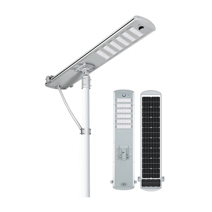High Efficiency 200Lm/W Integrated Solar LED Street Light