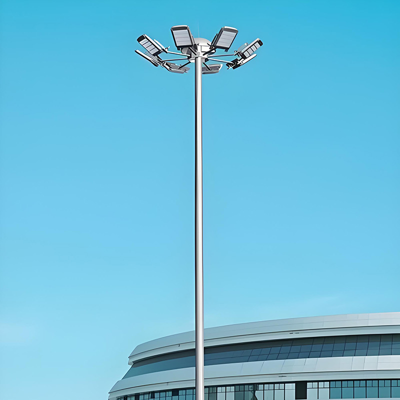 Steel Lifting Type Hot Dip Galvanized High Mast Light Pole