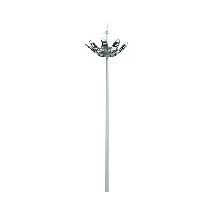 Steel Lifting Type Hot Dip Galvanized High Mast Light Pole